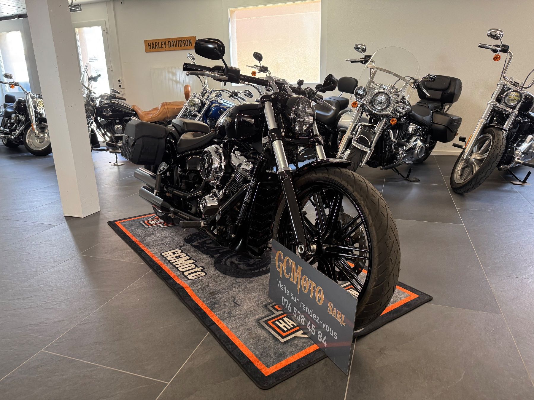 Harley-Davidson Chopper: Harley Davidson Breakout 107 35kW LEASING POSSIBLE – Usato da Echallens venduto da HD90 4