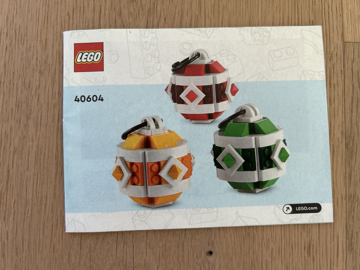 Lego Giocattoli: Lego 40604 Christbaumkugel-Set – Usato da Wabern venduto da HAWK28 1