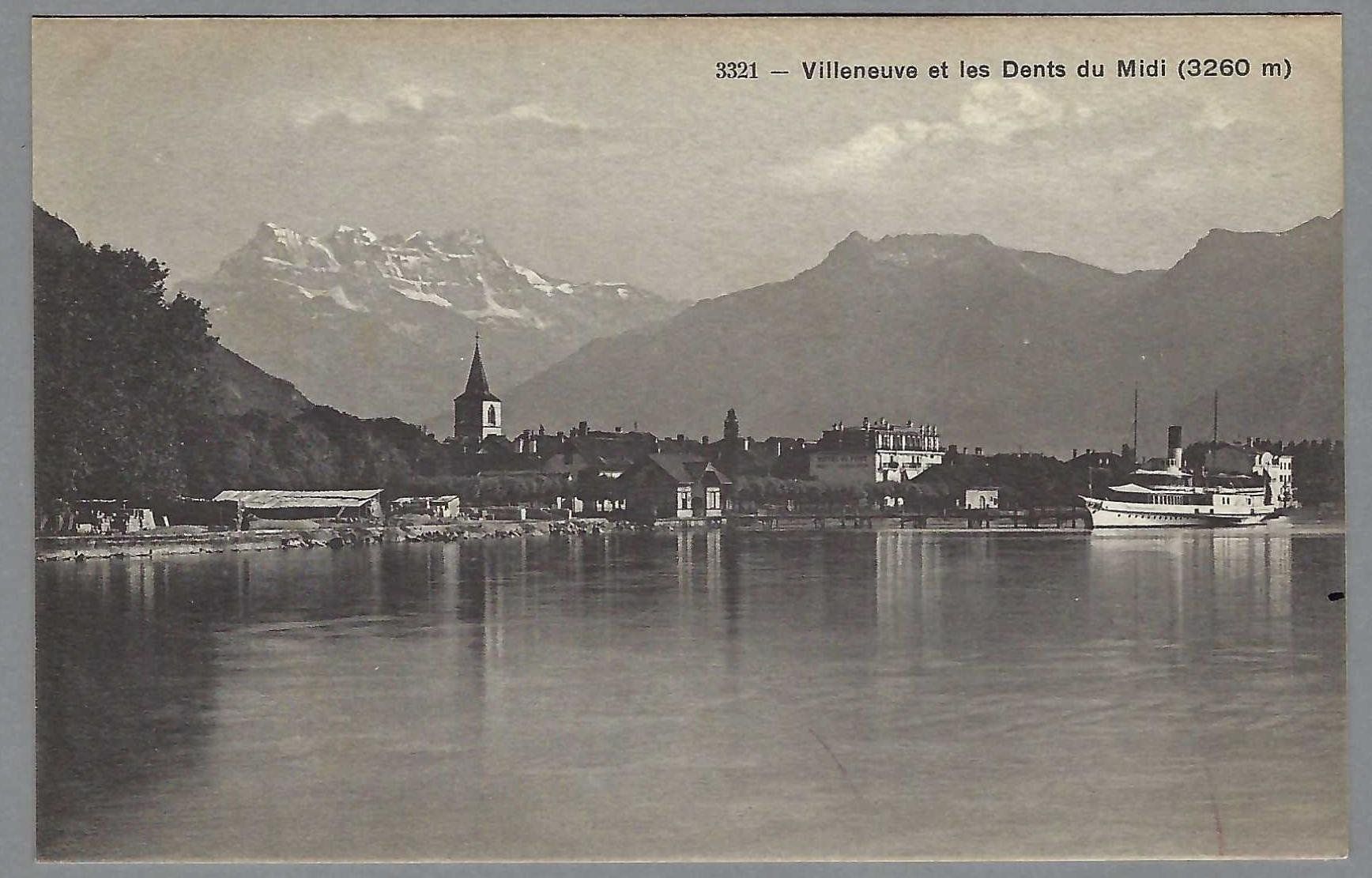 Cartoline postali: VILLENEUVE, BATEAU, * – Usato da Pura venduto da ulisse1957