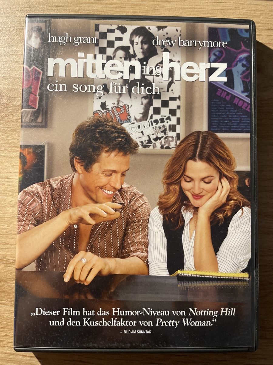 Tutti i DVDs: DVD "Mitten ins Herz" Hugh Grant Drew Barrymore Romantik Kom – Usato da Sargans venduto da Didis