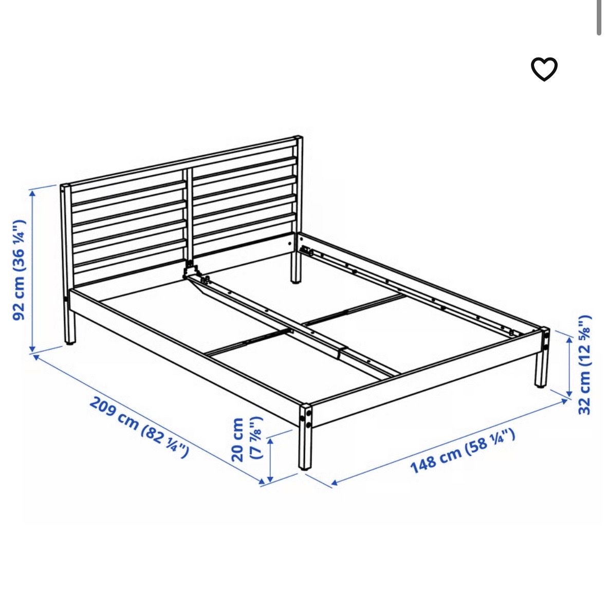 Ikea Betten: IKEA TARVA Bettgestell 140x200cm – Gebraucht aus Zürich von cha_np77 1