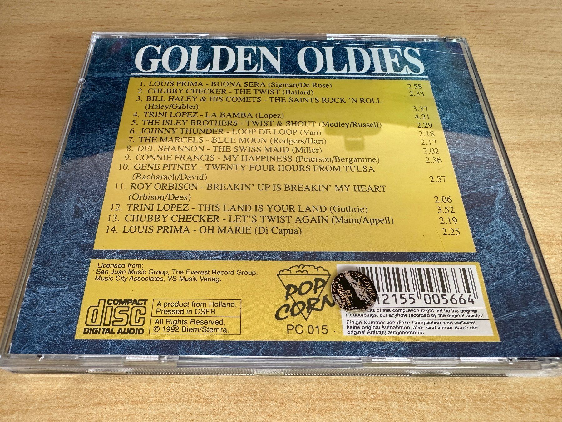 CD: Various – Golden Oldies – Usato da Rikon im Tösstal venduto da Alpenmutz 1