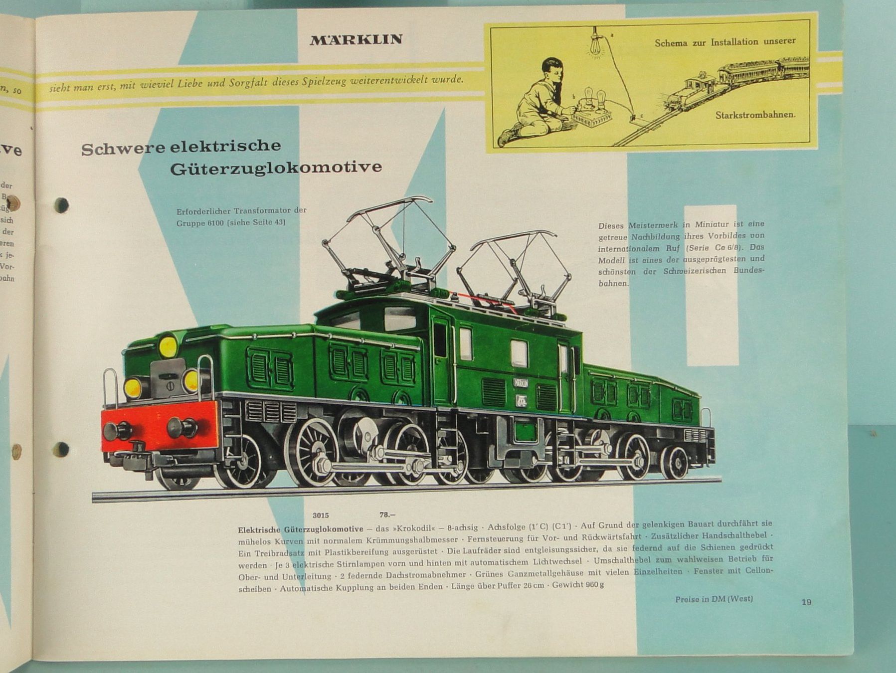 Märklin Dokumente: Märklin Katalog 1959 Deutsch Sfrs – Gebraucht aus Bülach von cann11 2