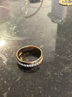 Titan Ring mit Zirkonia