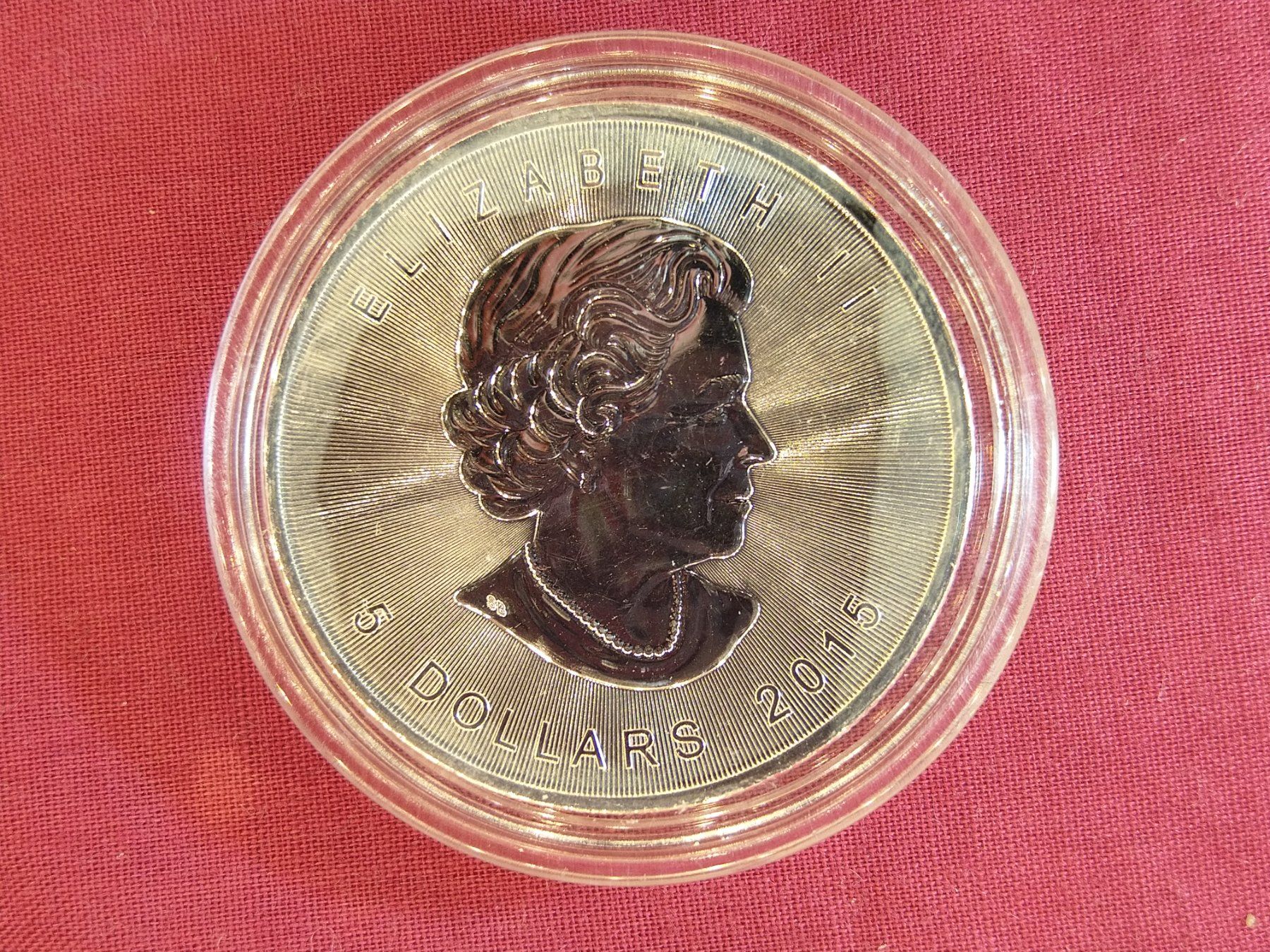 Tutti le monete: Silber Maple Leaf 1 oz - 2015 – Usato da Dättlikon venduto da Quarz58 3
