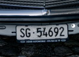 Kontrollschild SG 54692