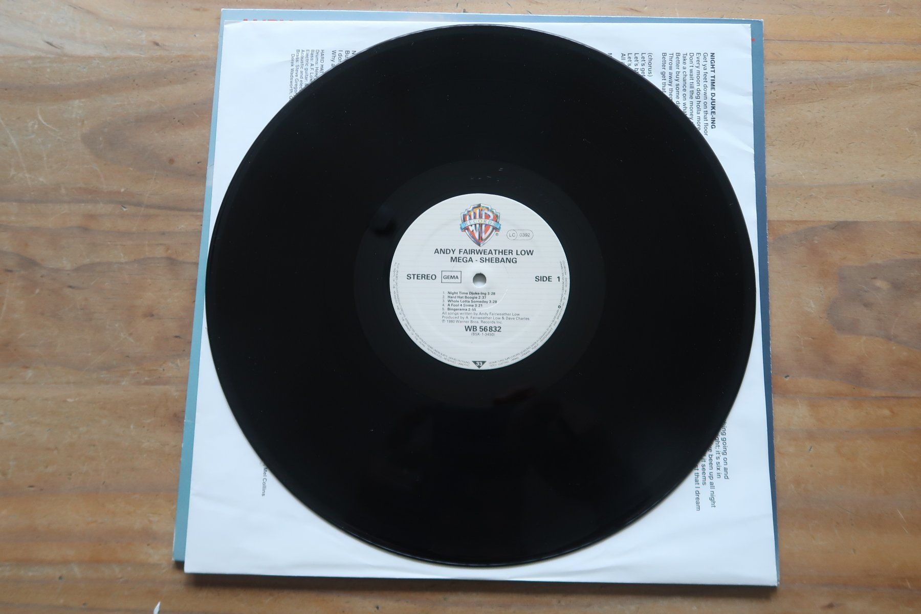 Dischi in vinile: ANDY FAIRWAETHER LOW - MEGA-SHEBANG - VINYL LP – Usato da Basel venduto da Patiscat 3