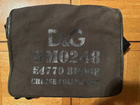 Sac messenger Dolce & Gabbana (avec pochette en cuir)