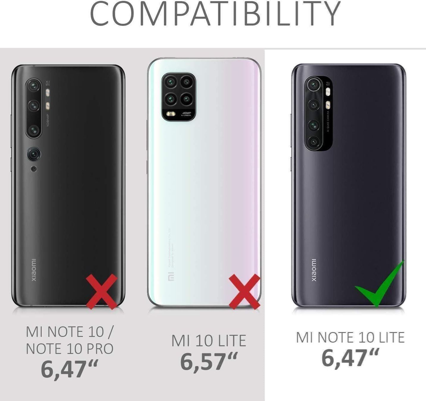 Cover & Protezioni schermo: Xiaomi Mi Note 10 Lite Hülle Etui Silikon Case Clear Cover – Nuovo e nell'imballaggio originale da Volketswil venduto da coverandmore 8