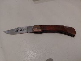 Puma Jagdmesser mit Holzgriff und Gravur, Top!
