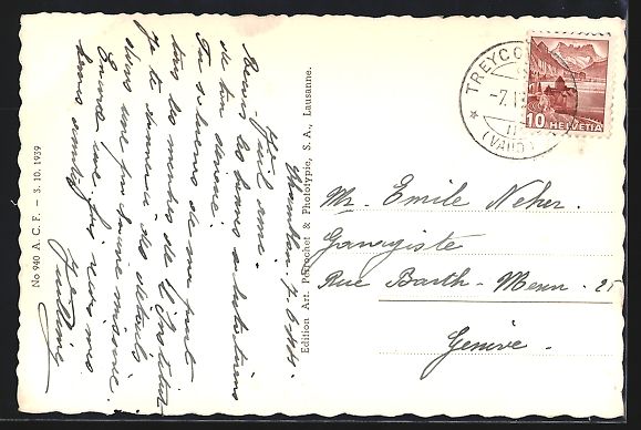 Cartoline postali: Yverdon-les-Bains, Pavillon de Chablon – Usato da Berlin venduto da bartko-reher 1