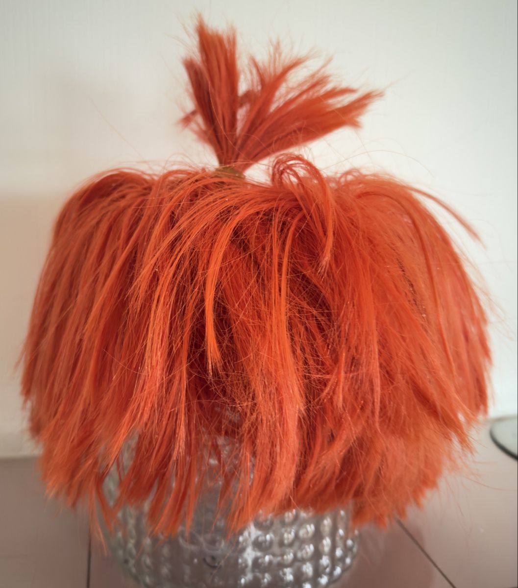 Parrucche: Fasnacht Perücke Moritz orange Pumukel – Usato da Haegendorf venduto da Chruege 2