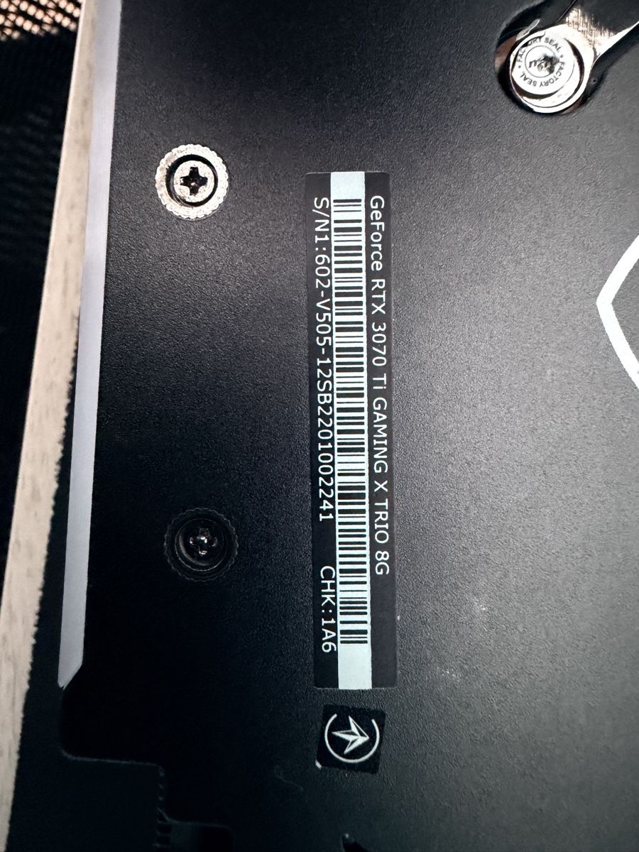 MSI Cartes graphiques: RTX 3070TI OC MSI – D'occasion à Romanshorn par dar_g6kl 3