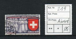 CH-219 Abart Rotdruck verschoben o