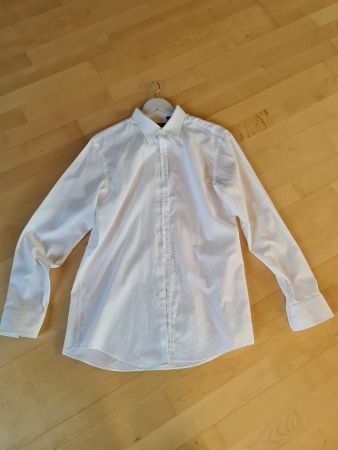 Hugo Boss Hemd weiss Slimfit 32/33