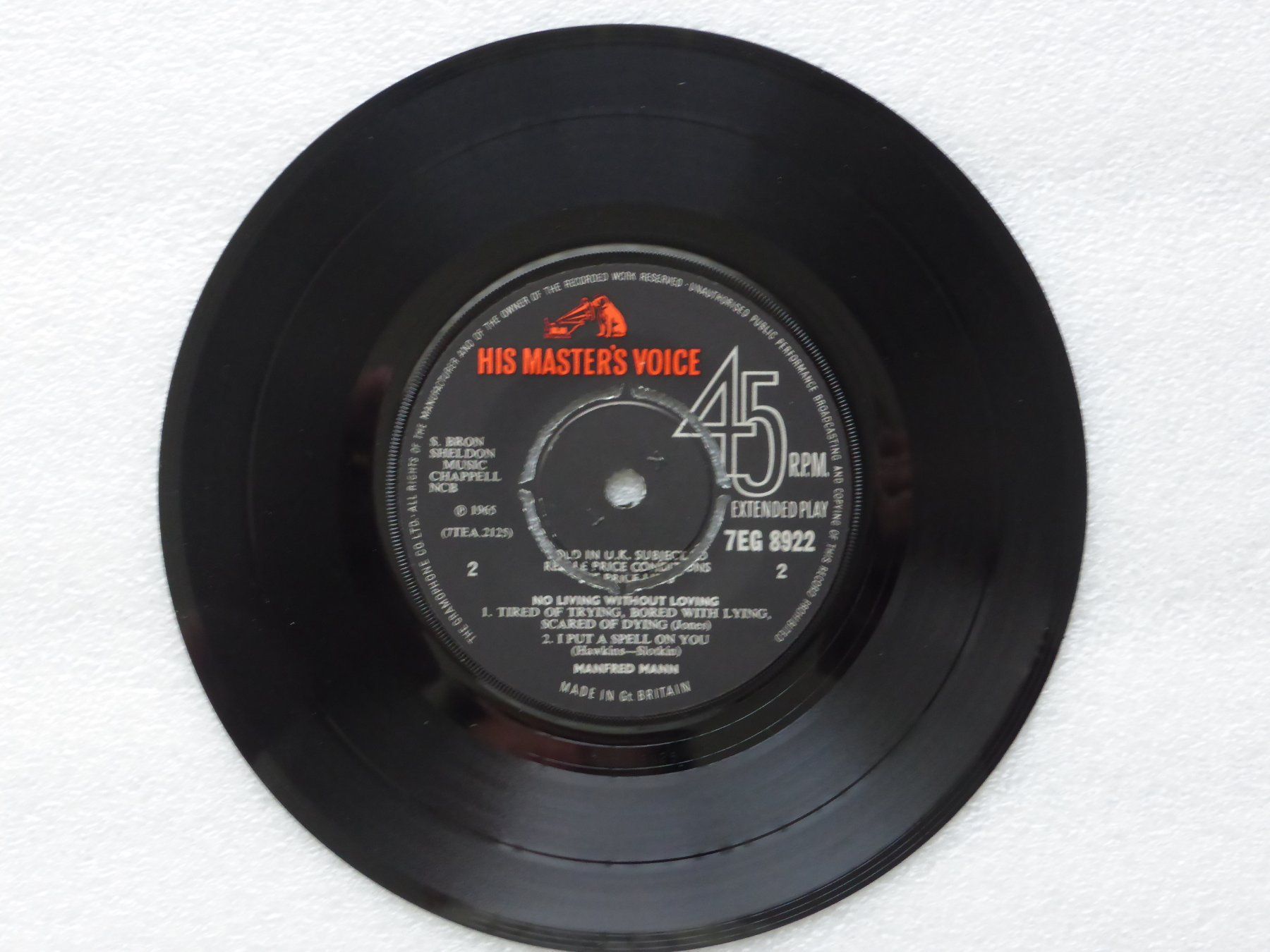 Dischi in vinile: Vinyl Single   EP  MANFRED MANN – Usato da Küssnacht am Rigi venduto da Mondkinder 2