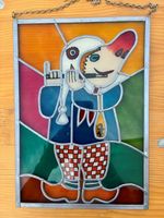 Basler Fasnacht Wappenscheibe mit Waggis