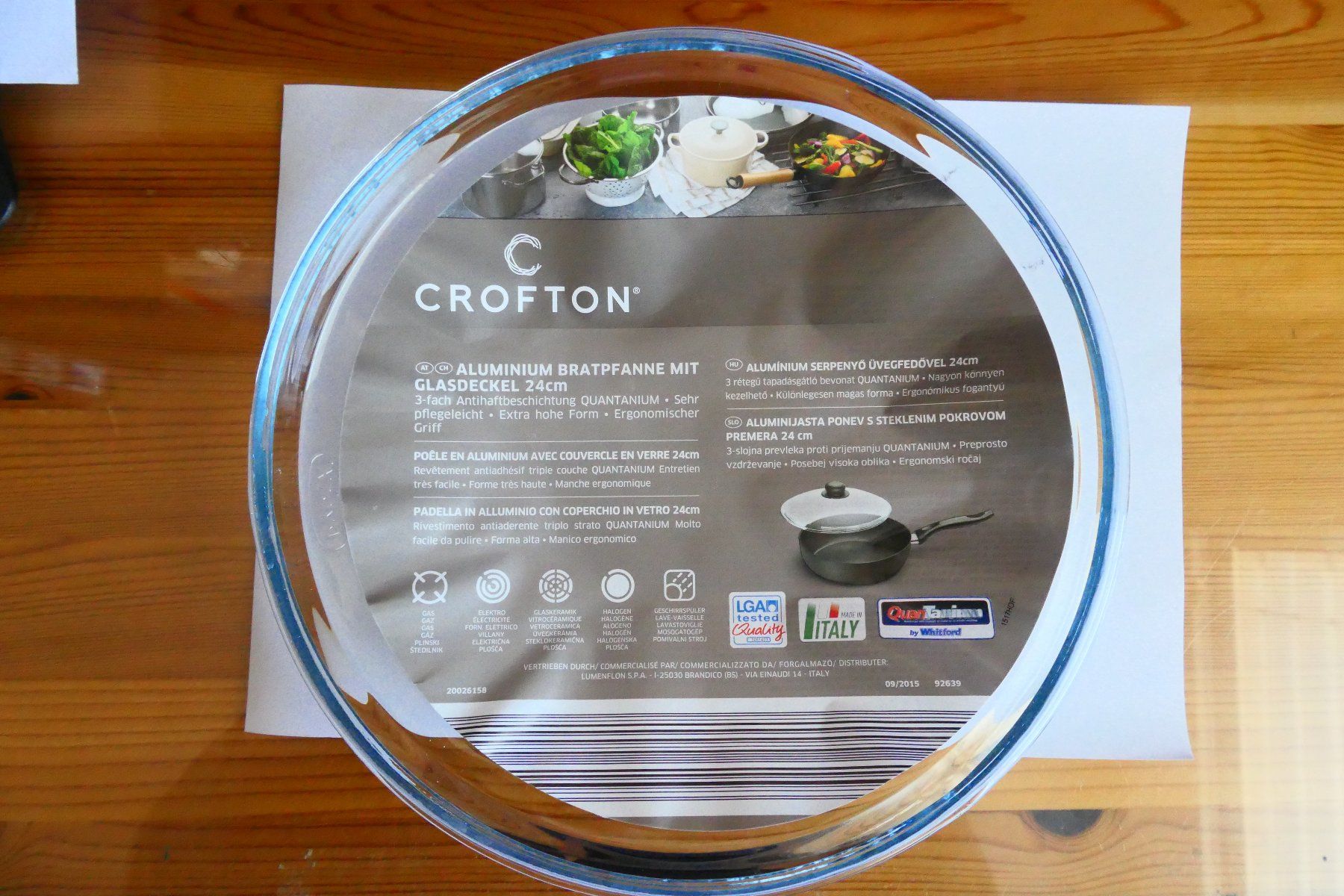 Pyrex Padelle: Crofton Glasdeckel 24cm - Neu und OVP – Nuovo (secondo la descrizione) da Diegten venduto da marcel3891
