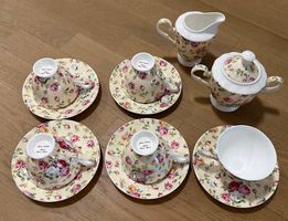 Tee- und Kaffeeservice 12-teilig, Feinporzellan Bone China