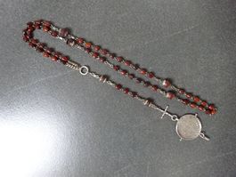 Antiker Osterlamm Rosenkranz / 48cm