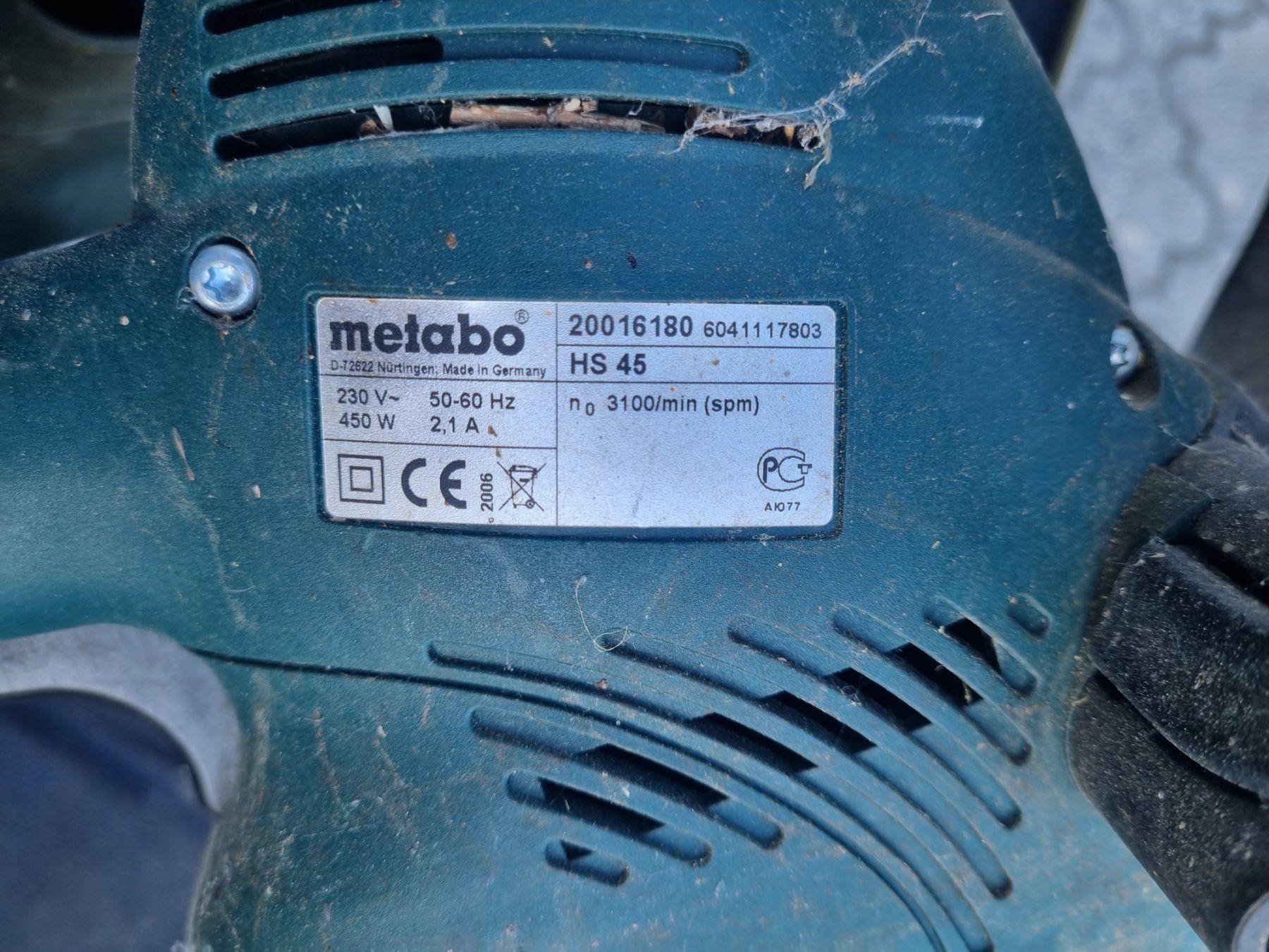 Metabo Alle Werkzeuge: Heckenschere HS 45 Metabo – Gebraucht aus Hedingen von Chrampfcheib01 2