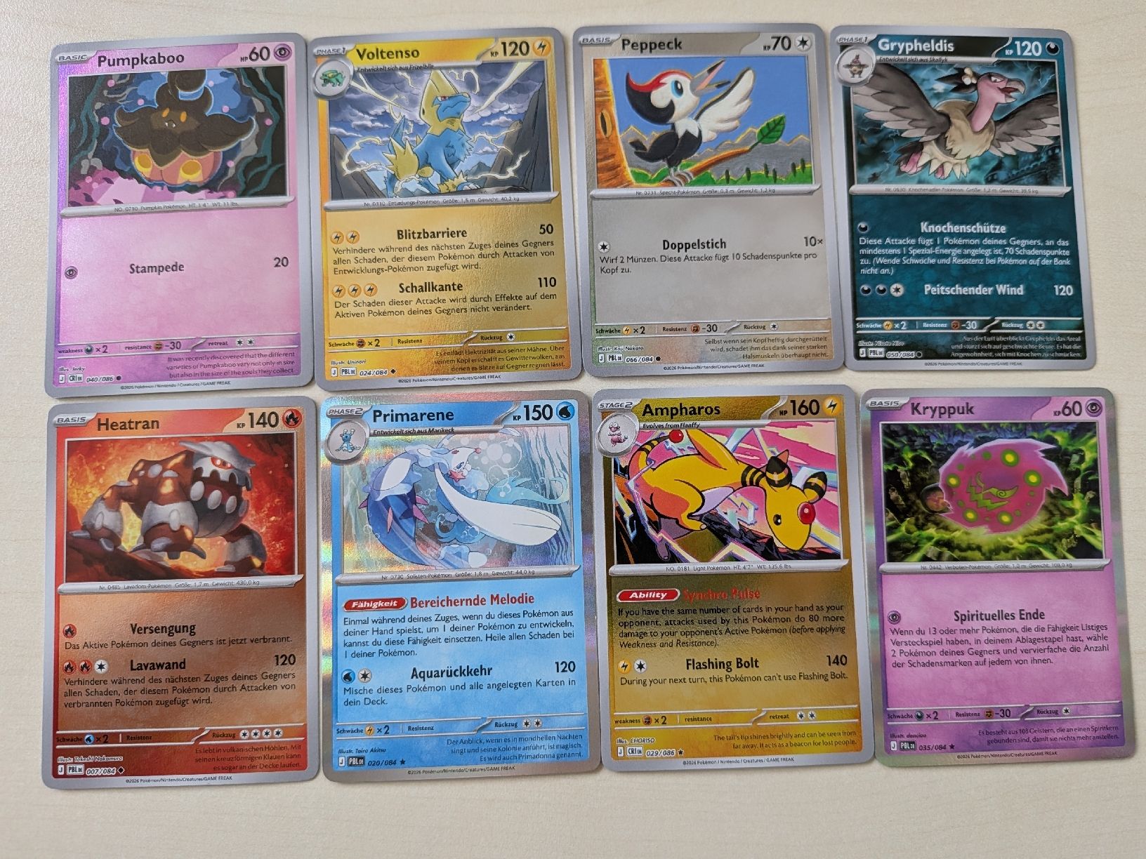 Pokémon Cartes à collectionner: 8er-Karten-Lot  – Neuf (Voir description) à Märstetten par eri_9lt8