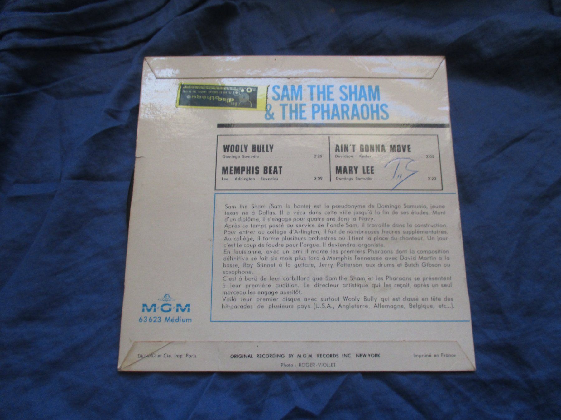 Schallplatten: Sam The Sham And The Pharaons EP Wooly Bully – Gebraucht aus Colombier NE von Nevenma 1