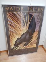 Vintage Major Felten - "Black Panther" - 93 x 62 cm