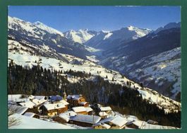 Pany im Prättigau, gegen Silvrettagruppe, ungelaufen,ca.1970