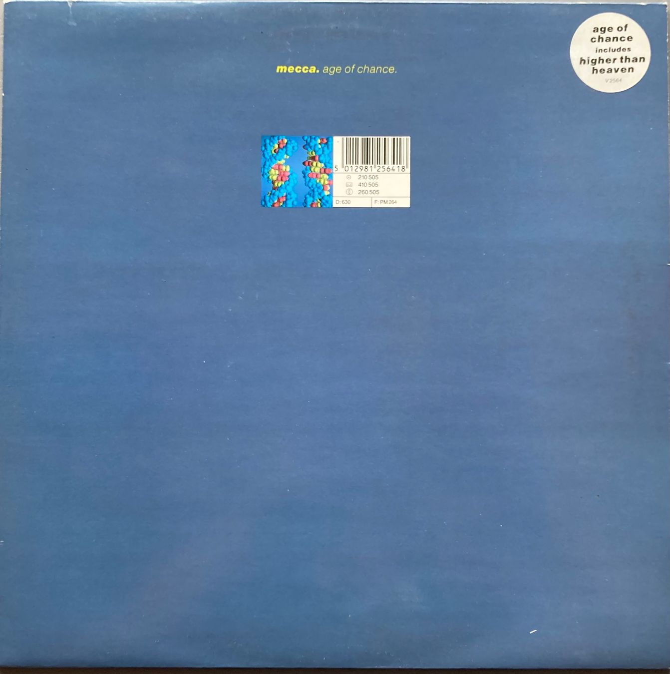 Dischi in vinile: AGE OF CHANCE - MECCA – Usato da Poliez-Pittet venduto da Newtown-Records