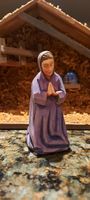 Holz Krippenfigur Maria, Handarbeit, Unikat, Weihnachten