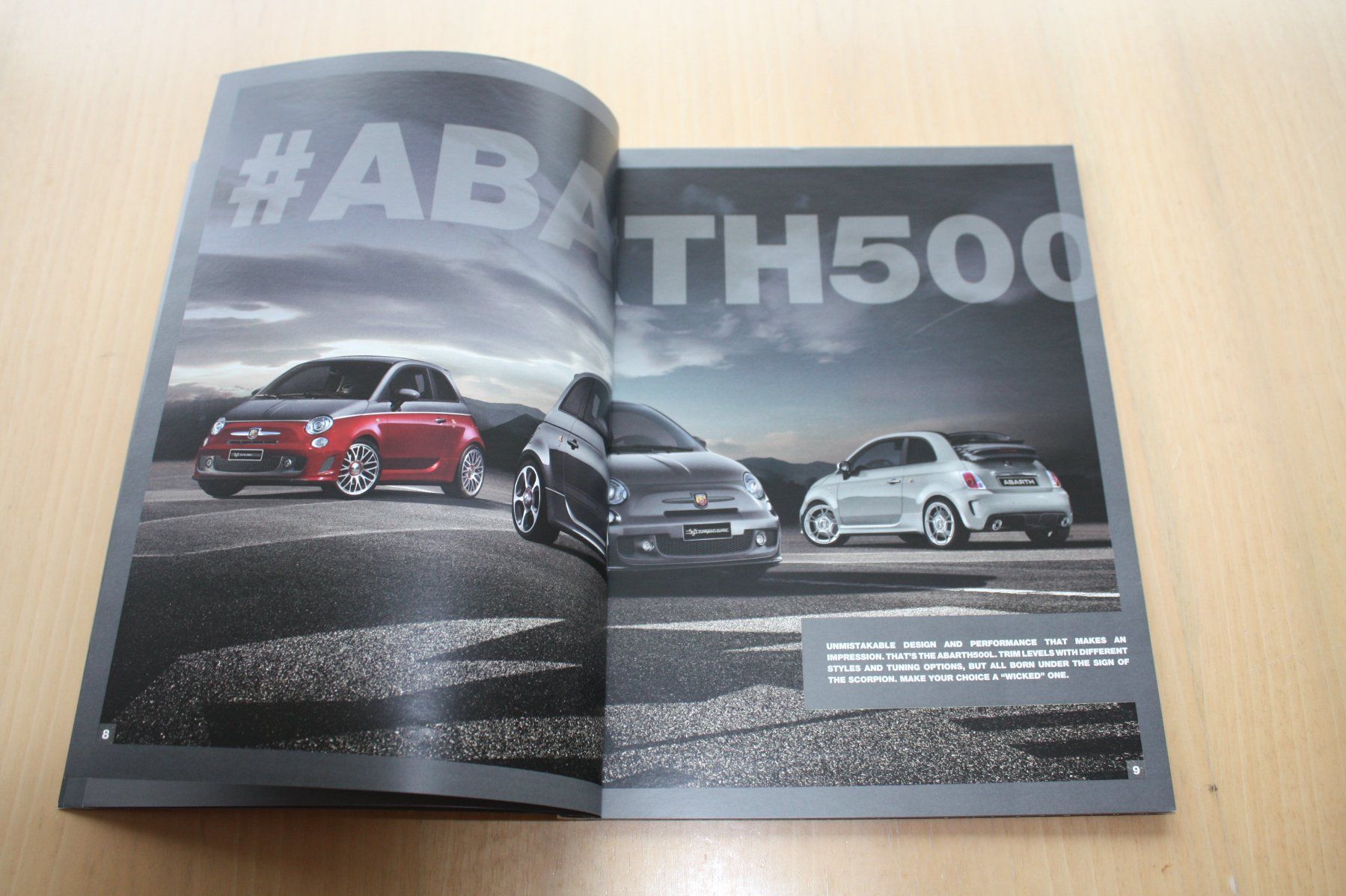 Fiat Documenti: Abarth Prospekt "ABARTH WORLD" 500/595/Comp/Punto 2013 – Usato da Wikon venduto da erwin400 2