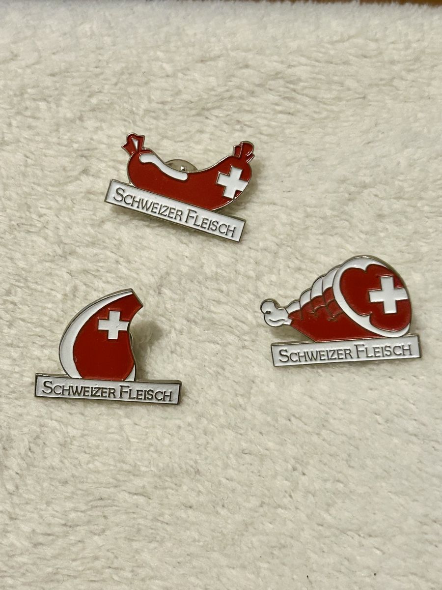 Plaquettes & Badges: Pin Set Schweizer Fleisch – D'occasion à Uster par xBeccax