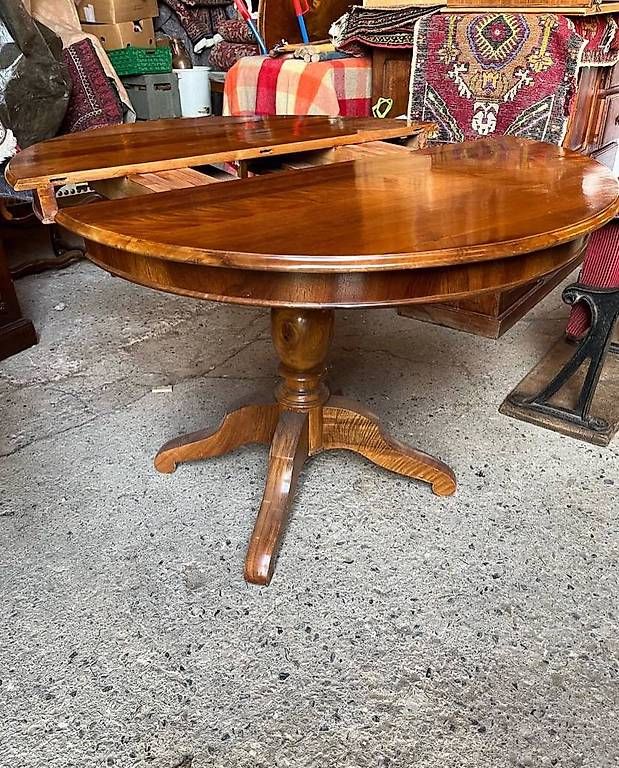 Tische: Table Louis Philippe à rallonges – Gebraucht aus Arnex-sur-Orbe von Tutu1037 1