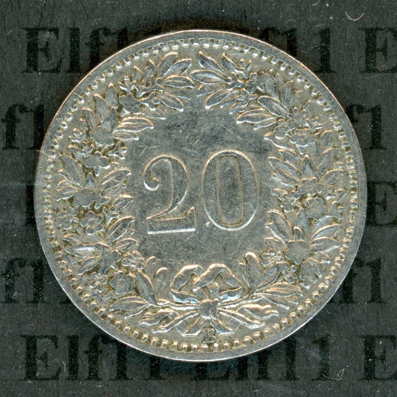 Tutti le monete: CHF___0.20 1902 s-ss 20 Rappen – Usato da Widnau venduto da Elf11 1