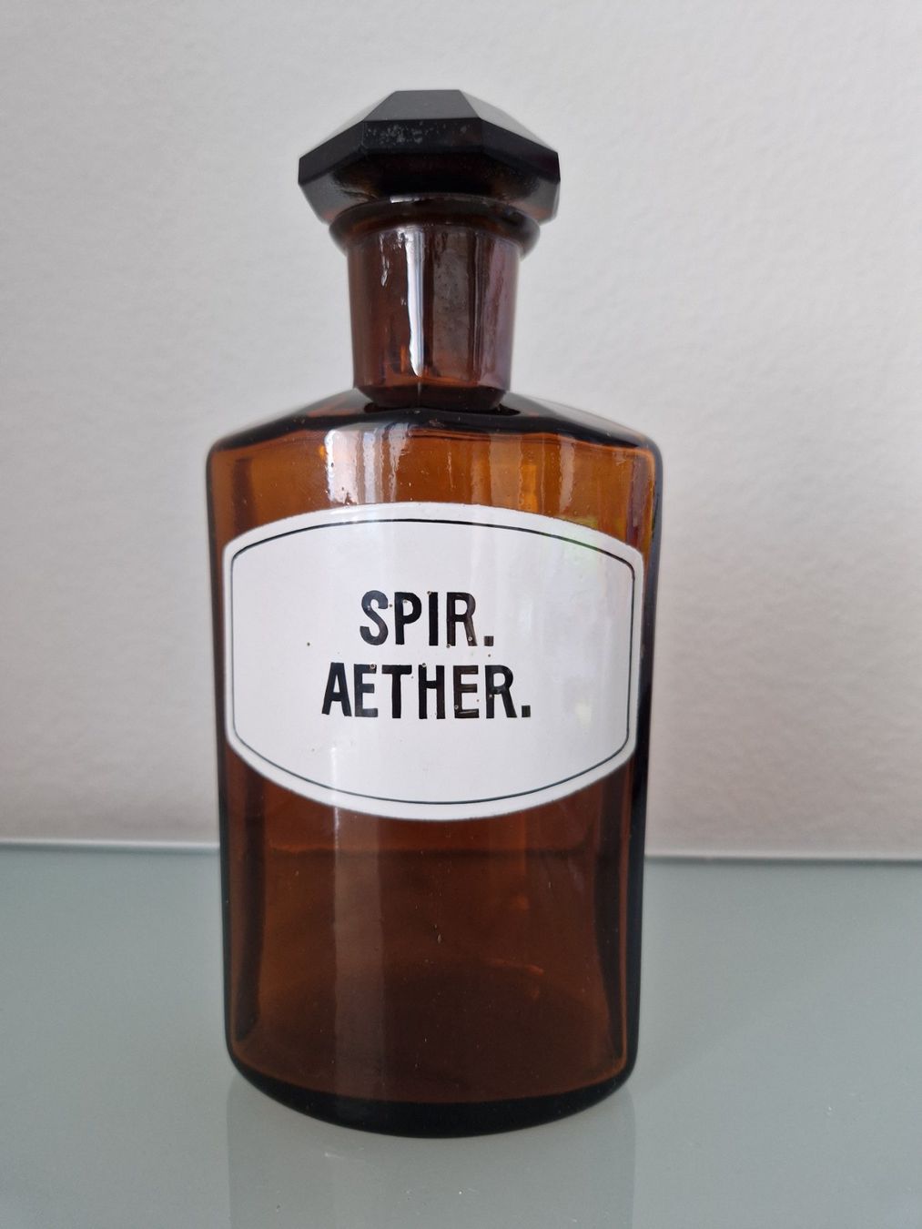 Accessori da laboratorio: Alte Apothekerflasche SPIR.AETHER / – Usato da La Croix (Lutry) venduto da Lecollectioneur