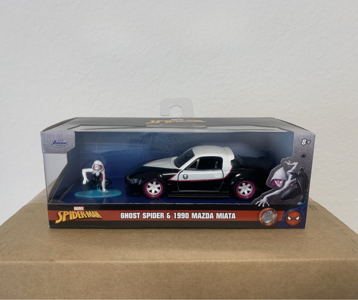 Jada Toys Modellini d'auto: Mazda MX-5 NA x Ghost Spider – Nuovo e nell'imballaggio originale da Neuenegg venduto da Mazdanier