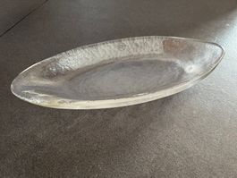 Glasi Hergiswil "Barca" Schale klein  ca. 43 x 17 x 4.5cm
