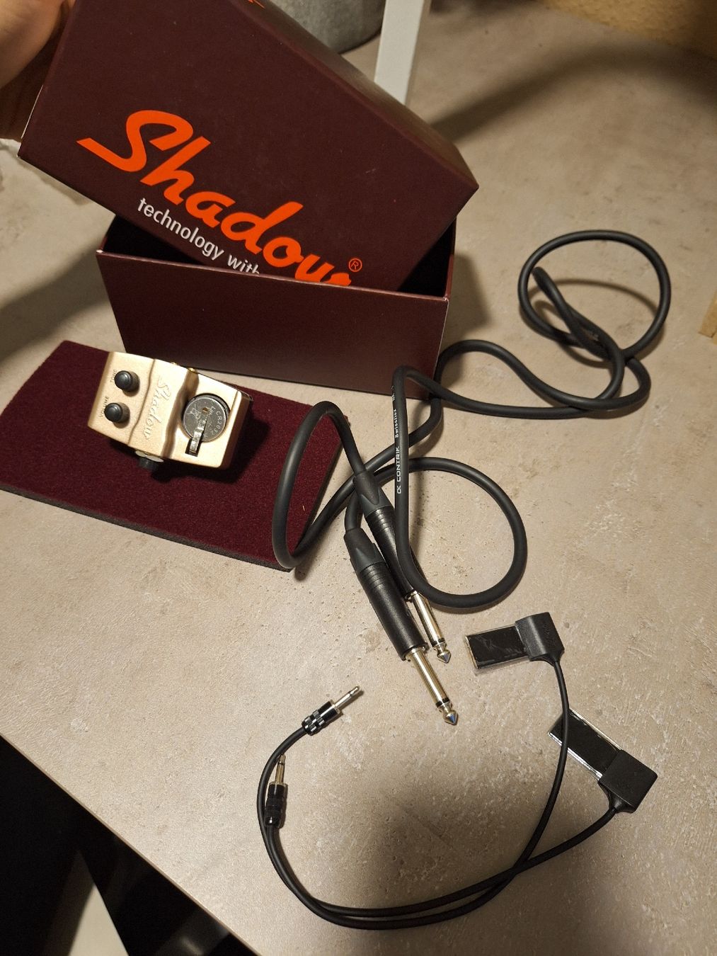 Microfoni: Shadow SH 955 NFX Cello Pickup. Komplett. Cellomikrofon – Nuovo (secondo la descrizione) da Sursee venduto da Schuepbi 2