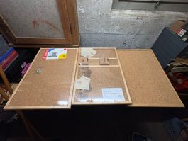 Neue Pinnwand aus Kork, Holzrahmen, ungebraucht!