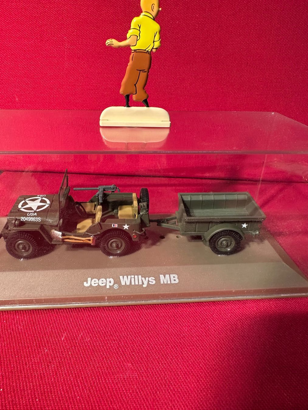 Jeep Modellini d'auto: Figurine Tintin sur Jeep Willys MB - Objet de collection – Usato da Lausanne venduto da vas_cdb2 2