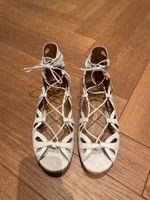 Aquazzura Weisse Sandalien Grosse EU 38.5
