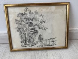 Magnifique dessin original au crayon