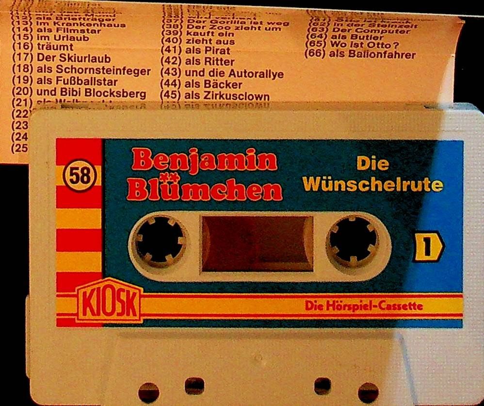 Musicassette: MC Benjamin Blümchen 58 Wünschelrute Hörspiel – Usato da Reitnau venduto da Zaomir 1
