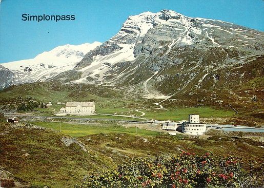 Cartes postales: SIMPLONPASS Monte Leone und Hübschhorn – Neuf (Voir description) à Jona par philajona
