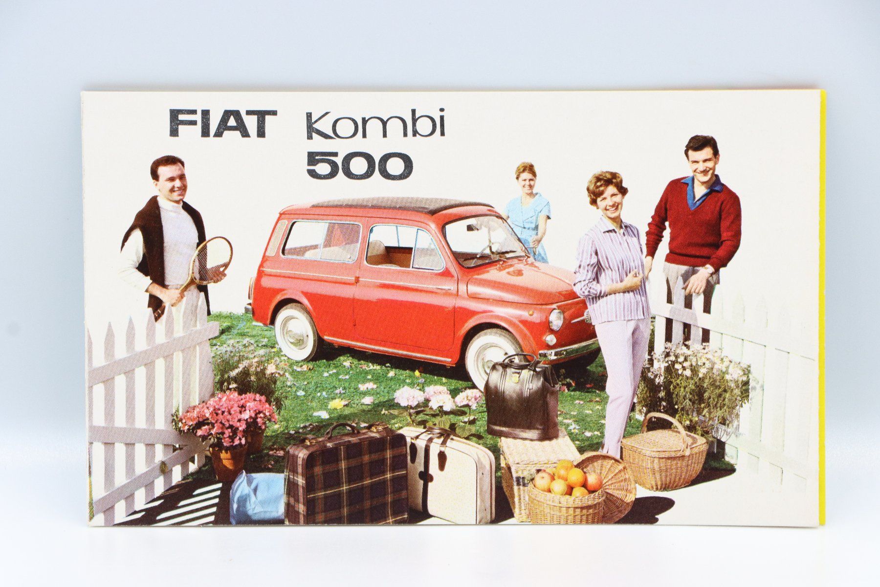 Fiat Dokumente: Fiat 500 Kombi 1963 Prospekt – Gebraucht aus Bühl b.Aarberg von Collectorpassions
