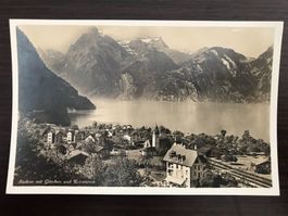 SISIKON mit Gitschen und Urirotstock / Uri Rotstock, 1946