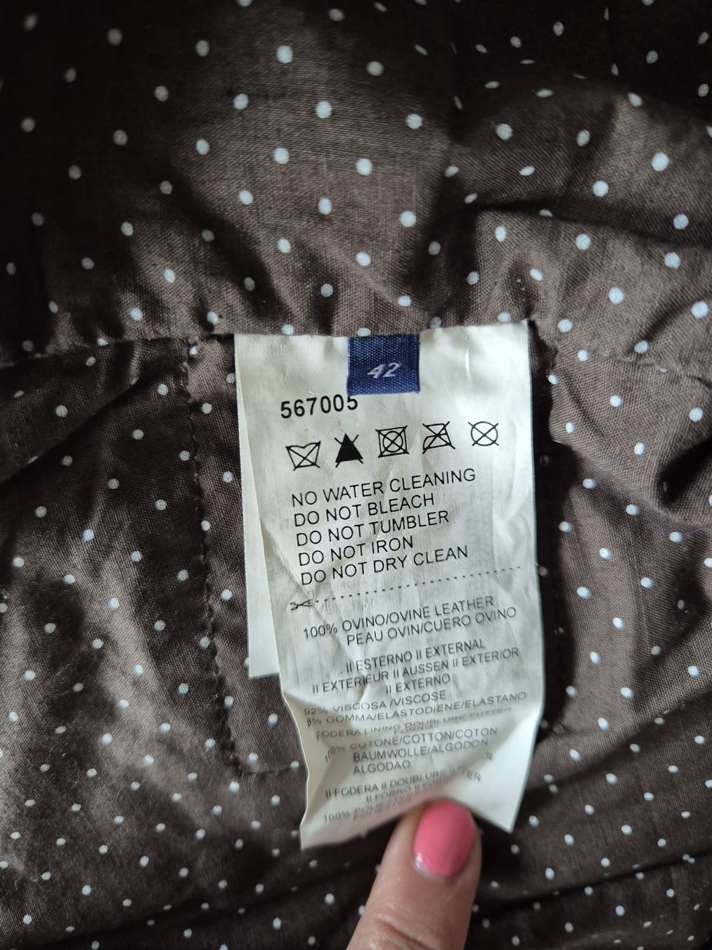 Giacche: Schicke Echtlederjacke in Braun von Tussardi Jean, Grösse S, – Nuovo (secondo la descrizione) da Wädenswil venduto da coconut1289 1