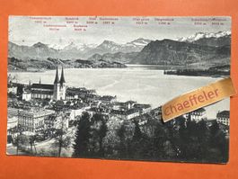 1908  10059 Luzern und die Alpen.