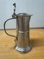 Schweizer Zinnkrug 95% Zinn mit Wappenrelief – Vintage